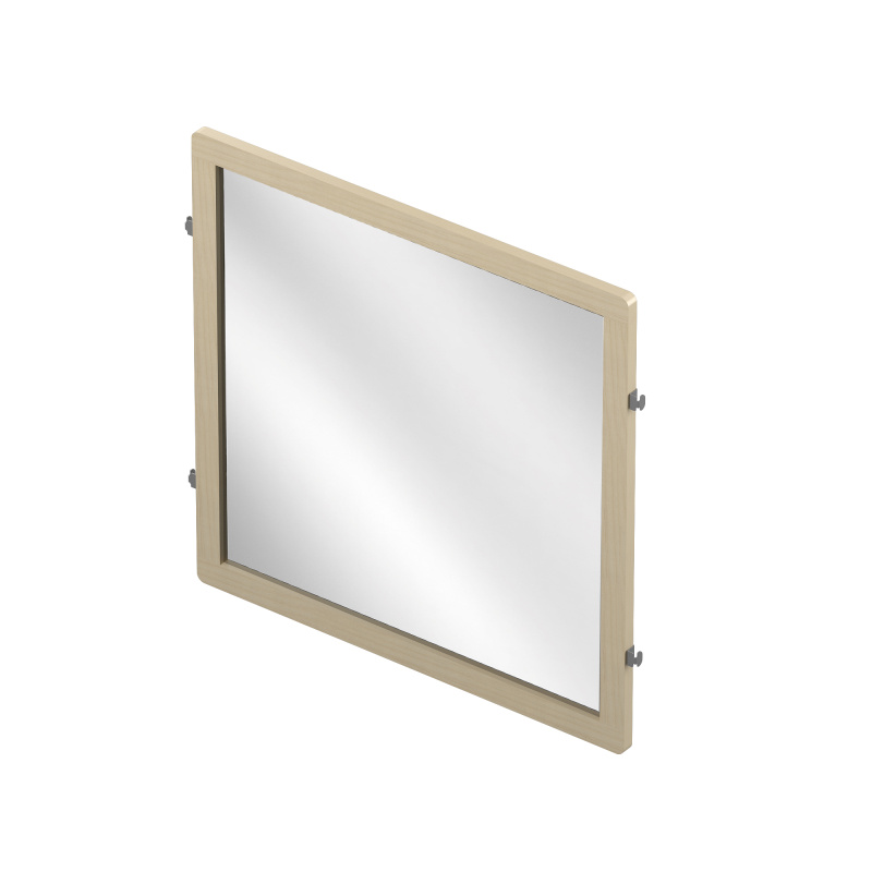 Зеркало навесное, Дер. светл., мет. RU Зеркало навесное, Дер. светл., мет. RU