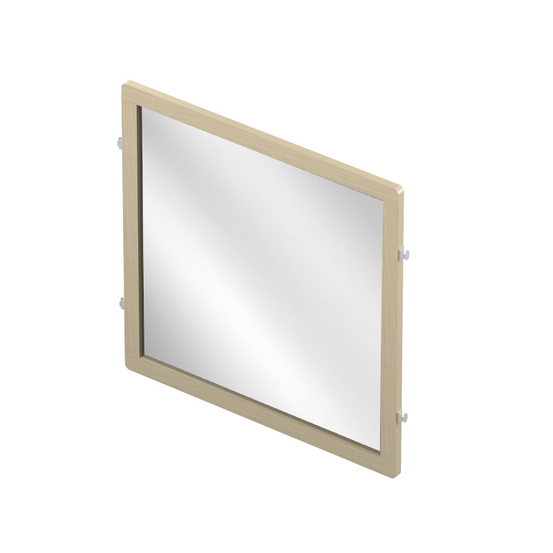 Зеркало навесное, Дер. светл., бел. RU