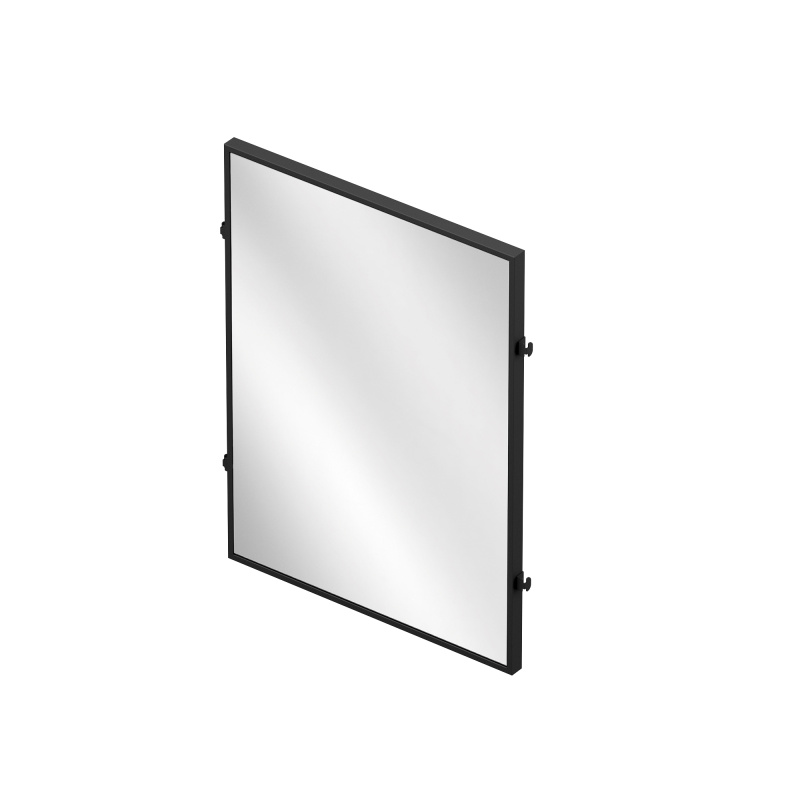 Зеркало 4мм, с защитной пленкой L=450, H=570, Чёрный матовый