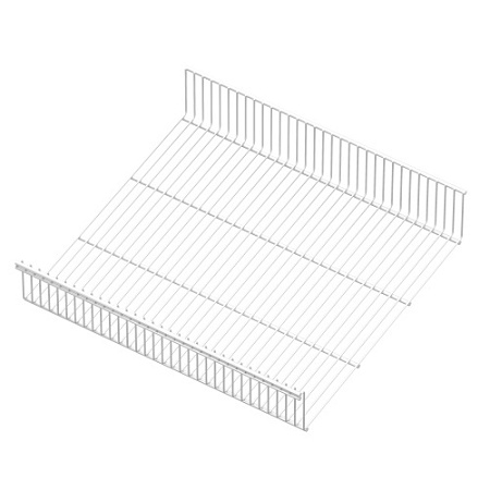 Полка-корзина проволочная, серия 460, L=450, Белый, RA