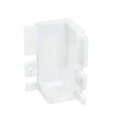 GOLA Угол внутренний для профиля L для нижней базы, Белый глянец