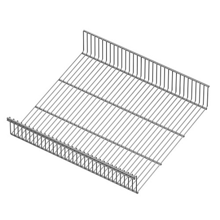 Полка-корзина проволочная, серия 460, L=450, Металлик, RA