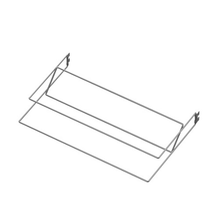 Полка для обуви 2-ярусная, L=607, Металлик, CI