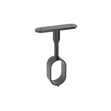 Elips Крепление к полке для овальной штанги 30х16, черный матовый