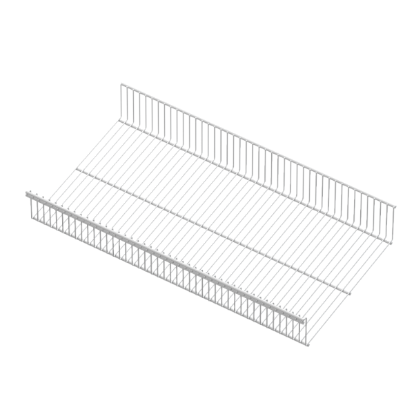 Полка-корзина проволочная, серия 360, L=607, Белый, RA