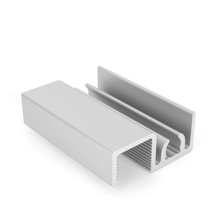 Рамка узкая, плоская, SLIM, Серебро матовое