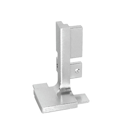 GOLA Угол внешний для профиля L для нижней базы, Серебро крац. (brush polish)