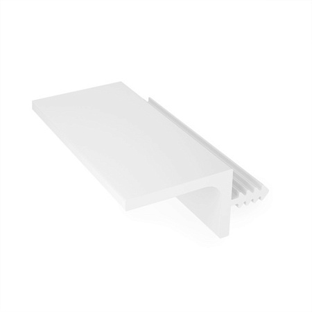 GOLA Профиль-ручка для верхней базы, Белый глянец, L=6000