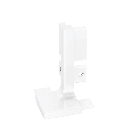 GOLA Угол внешний для профиля L для нижней базы, Белый глянец