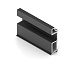 Профиль верт. SLIM, Чёрный матовый