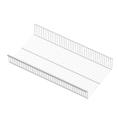 Полка-корзина проволочная, серия 360, L=607, Белый, RA